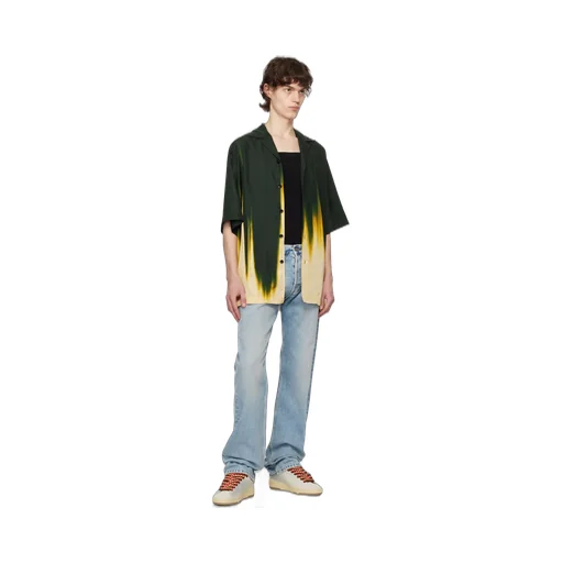 Lanvin Logo Patch Jeans