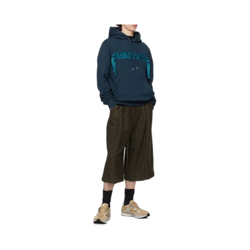 Lanvin Curb-Lace Drawstring Hoodie