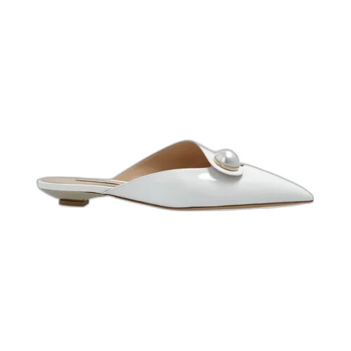 Casadei Blade Pointed Toe Mules