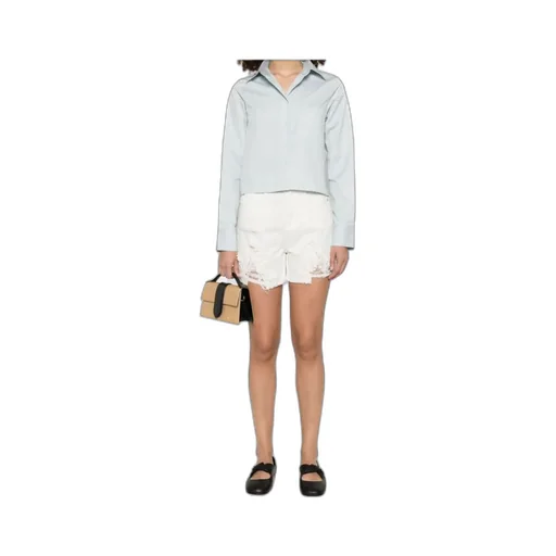 Floral Lace Appliqué Shorts