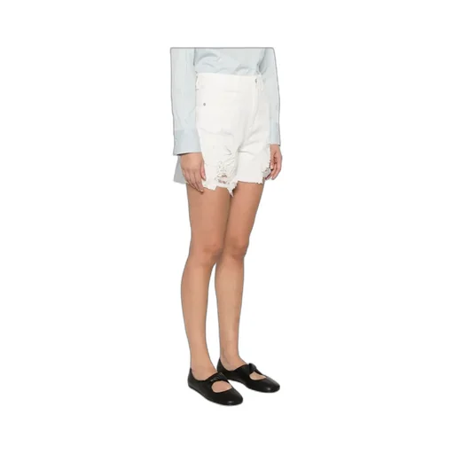 Floral Lace Appliqué Shorts