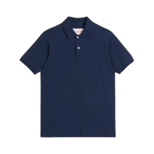 Valentino Logo Embroidered Short-Sleeve Polo Shirt