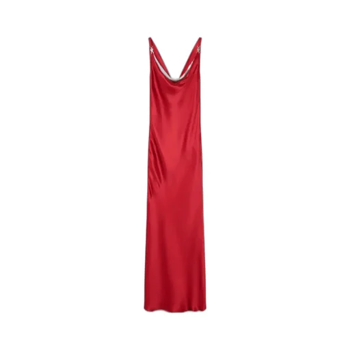 Versace Medusa-Plaque Layered Maxi Dress