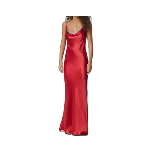 Versace Medusa-Plaque Layered Maxi Dress