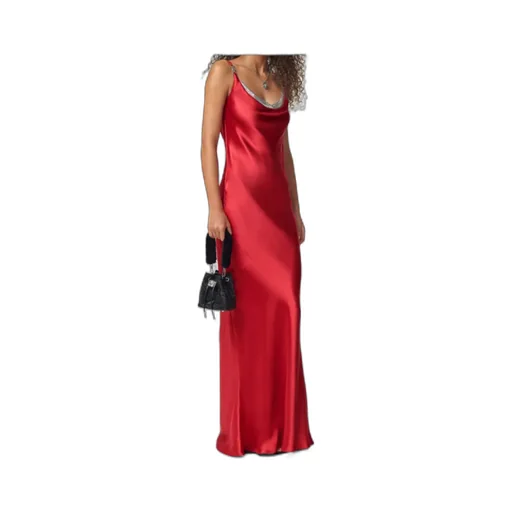 Versace Medusa-Plaque Layered Maxi Dress