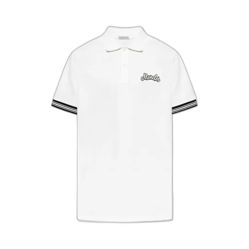 Moncler Logo Embroidered Short-Sleeved Polo Shirt