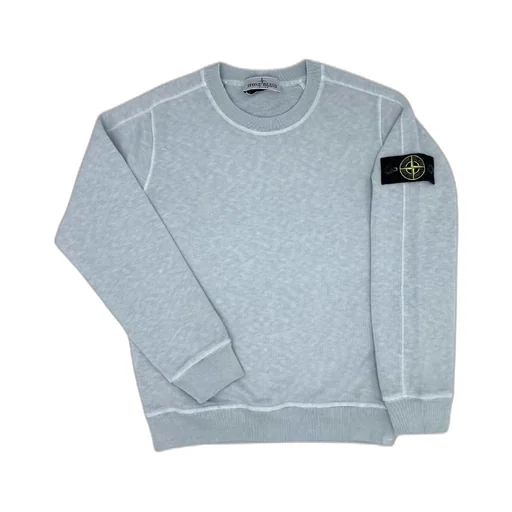 Stone Island Junior Logo Patch Crewneck Sweatshirt