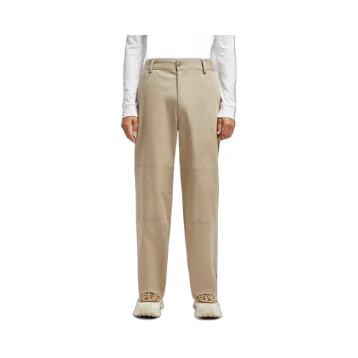 Moncler Logo Patch Straight-Leg Pants