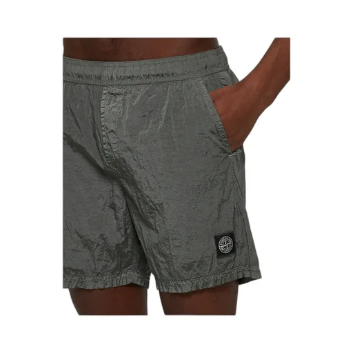 Stone Island Compass-Patch Swim Shorts