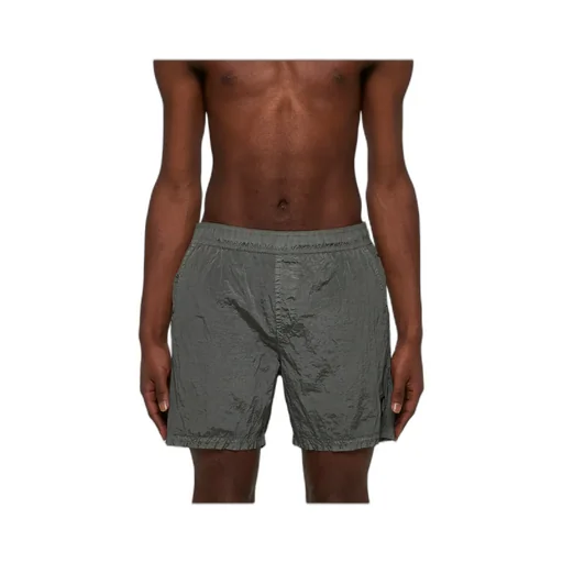 Stone Island Compass-Patch Swim Shorts
