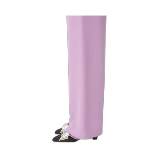 Valentino High Waist Straight Leg Trousers