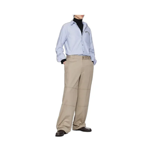 Moncler Logo Patch Straight-Leg Pants