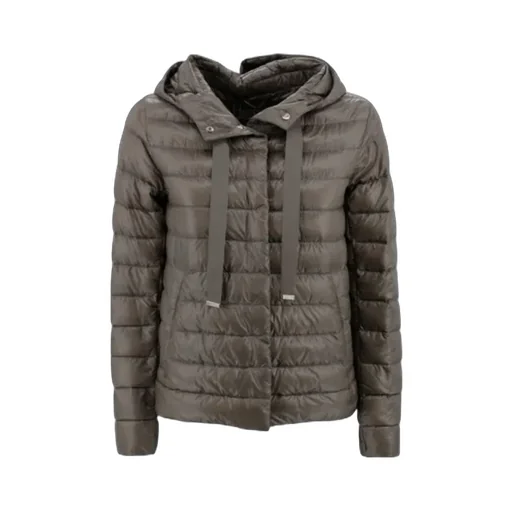 Herno Quilted Hooded Drawstring Puffer Jacket