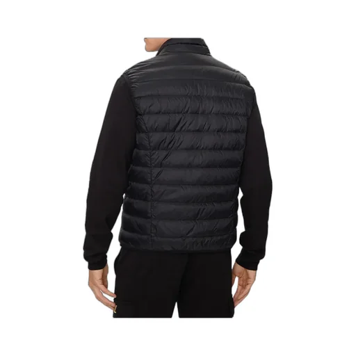 Ea7 Emporio Armani Logo Printed Quilted Padded Gilet