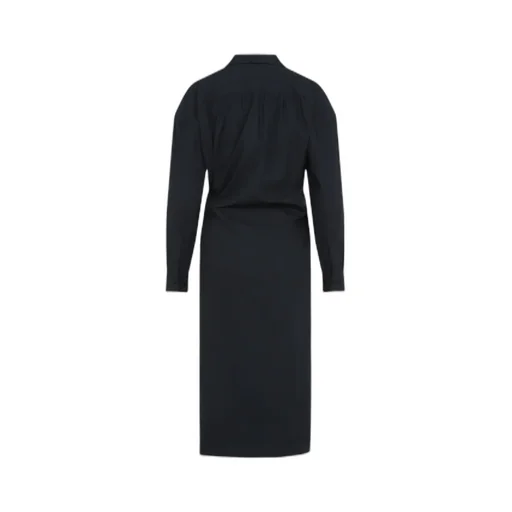 Lemaire Long Sleeved Twisted Midi Dress