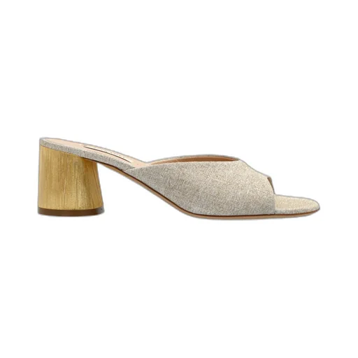 Casadei Cleo Opera Bellagio Block Heel Sandals