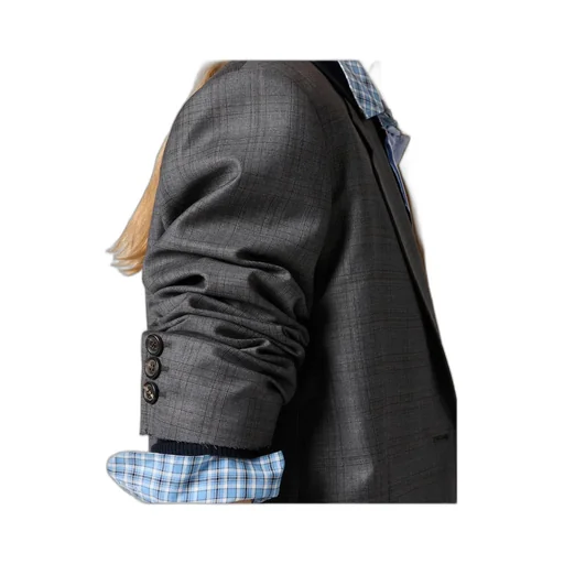 Prince Of Wales Checked Wool Jacket