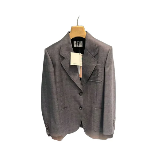 Prince Of Wales Checked Wool Jacket