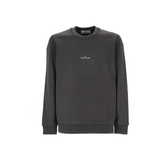 Stone Island Logo-Printed Crewneck Sweatshirt