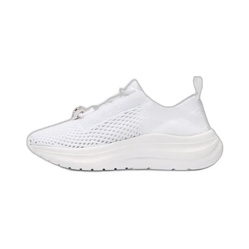 Casadei Mia Knitted Lace-Up Sneakers