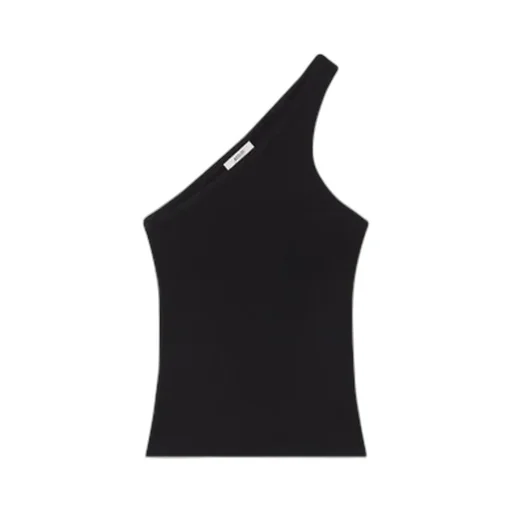 Agolde One-Shoulder Ribbed Tank Top