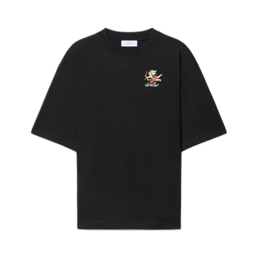 Off-White Fresco Bookish Crewneck T-Shirt