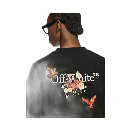 Off-White Fresco Bookish Crewneck T-Shirt