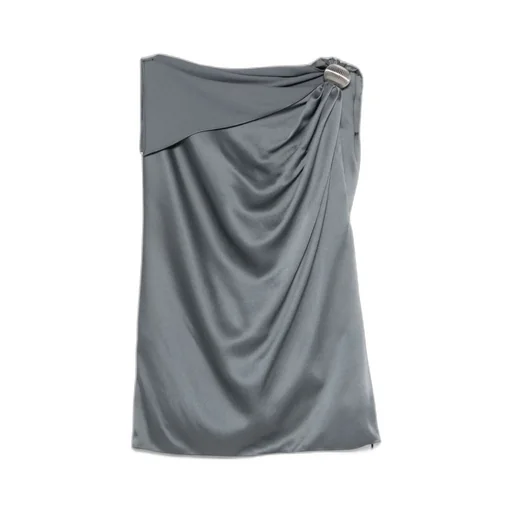 Lanvin Arpge-Ring Draped Gathered Top