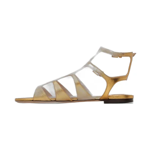 Leather Flat Sandals