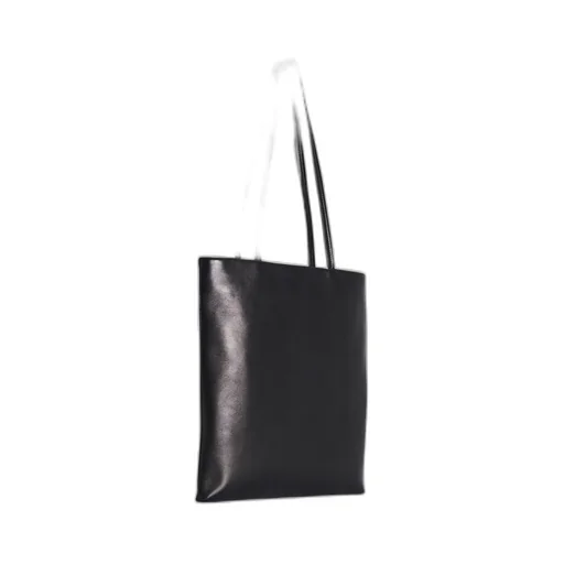 Leather Flat Shoulder Bag