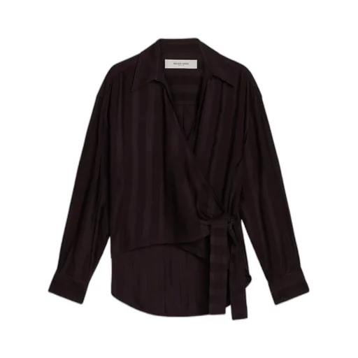 Golden Goose Deluxe Brand Wrap Striped Shirt