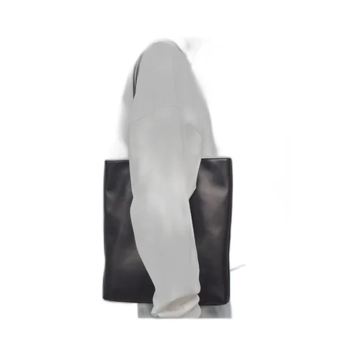 Leather Flat Shoulder Bag