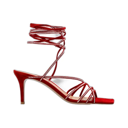 Gianvito Rossi Embellished Tied Fastened Sandals