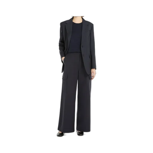 Wool-Blend Cargo Trousers