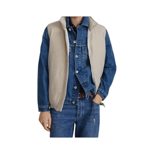 Herringbone Down Gilet