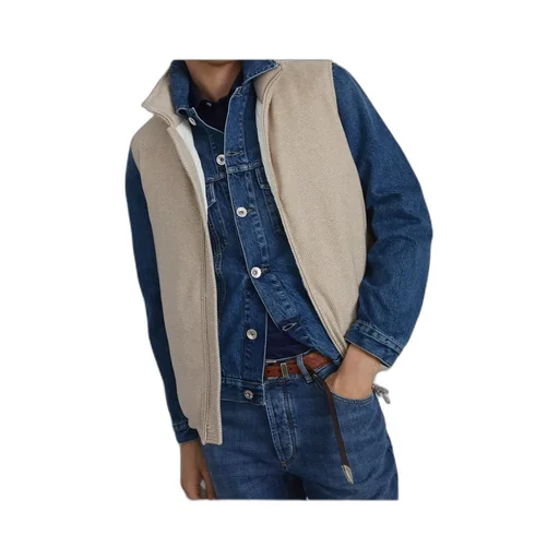Herringbone Down Gilet