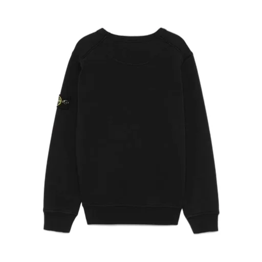 Stone Island Junior Logo-Patch Crewneck Sweatshirt