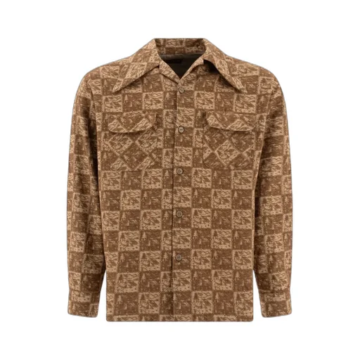 Checkerboard-Pattern Jacket