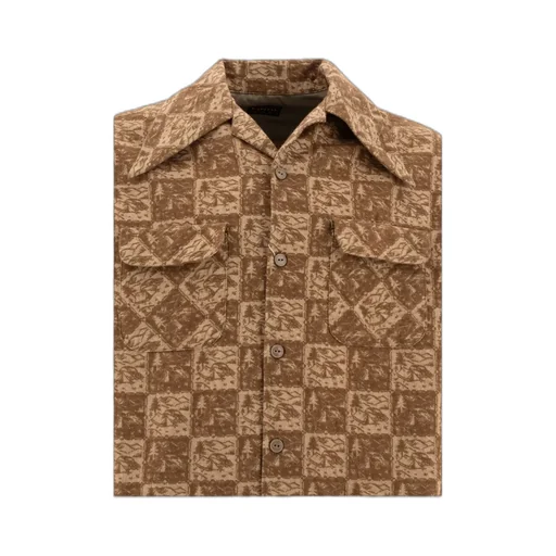 Checkerboard-Pattern Jacket