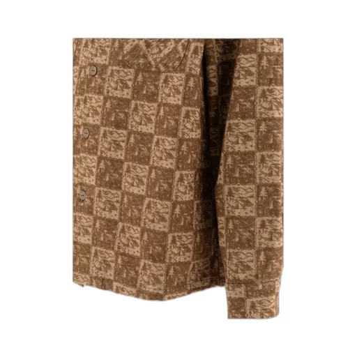 Checkerboard-Pattern Jacket