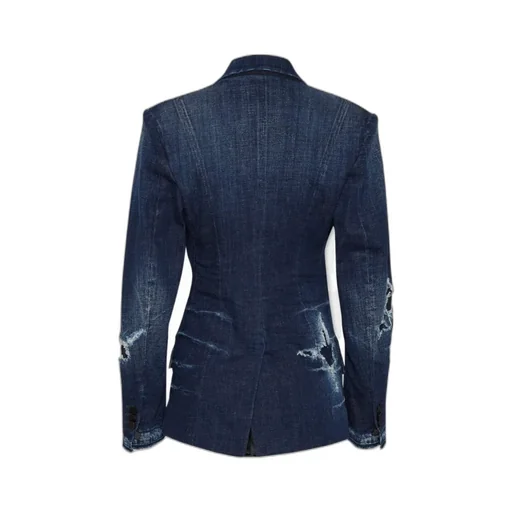 Dsquared2 Distressed Denim Blazer