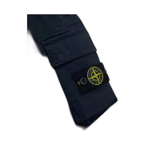 Stone Island Junior Compass Patch Tapered Trousers