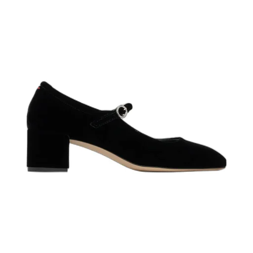 Aline Velvet Mary Jane Pumps
