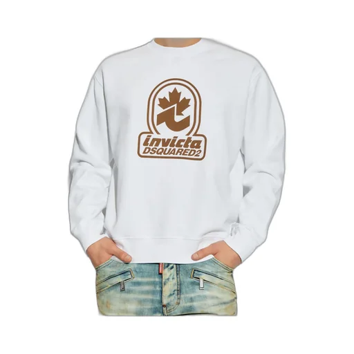 Dsquared2 Logo Printed Crewneck Sweatshirt
