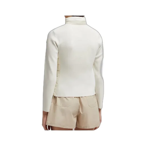 Moncler Logo Patch Padded Zip-Up Cardigan
