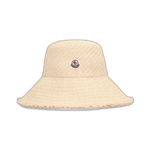 Moncler Logo Patch Woven Hat
