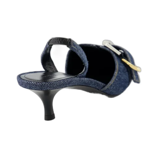 Givenchy Voyou Slingback Denim Pumps