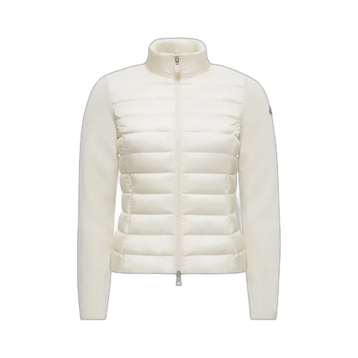 Moncler Logo Patch Padded Zip-Up Cardigan