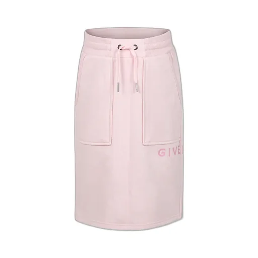 Givenchy Kids Logo-Print Drawstring Skirt