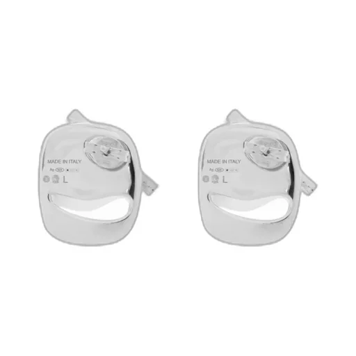 Earrings Engraved With Logos